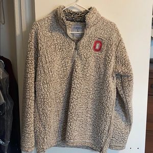 Ohio State Block O Sherpa Quarter ZIP